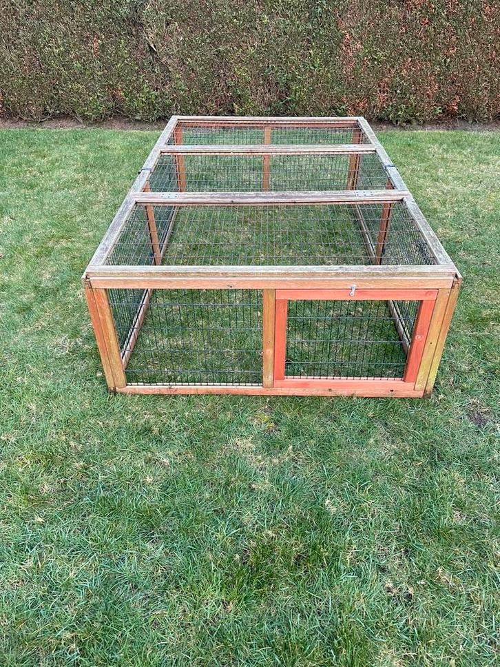 Trixie houten buitenren voor knaagdieren, Animaux & Accessoires, Rongeurs & Lapins | Cages & Clapiers, Utilisé, Enclos, Moins de 60 cm