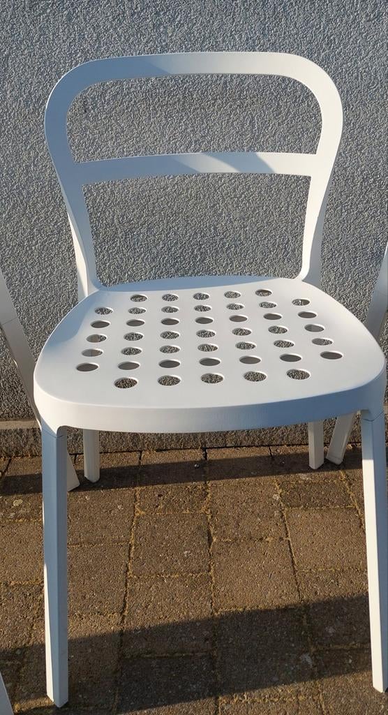 5 chaises de jardin en aluminium., Enlèvement, Aluminium