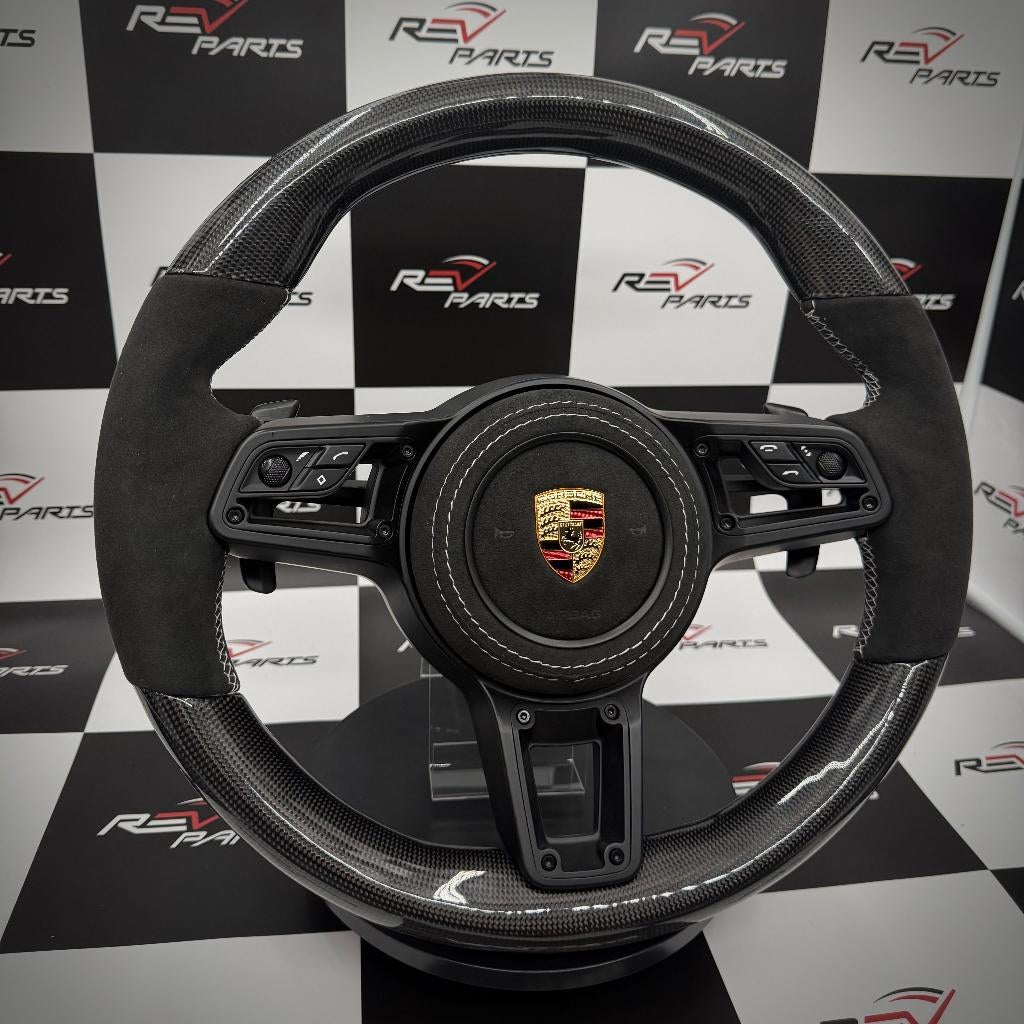 Volant amélioré en carbone Alcantara Porsche, Autos : Pièces & Accessoires, Commande, Porsche, Neuf, Enlèvement ou Envoi
