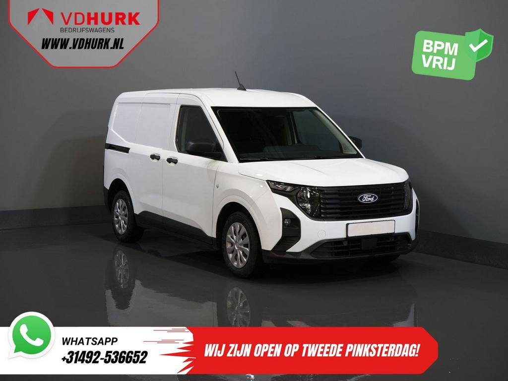 Ford Transit Courier 1.0 Trend 100 pk BENZINE BPM VRIJ! Gara, Parkeersensor, Wit, Bedrijf, Handgeschakeld
