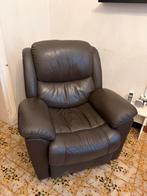 Fauteuil relax électrique Lift en veritable cuir, 75 à 100 cm, Enlèvement, Utilisé, Cuir