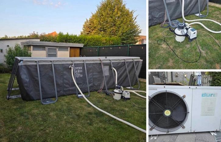 Intex XTR 549*274*132 + warmtepomp, Tuin en Terras, Zwembaden, Zo goed als nieuw, Opzetzwembad, 120 cm of meer, 400 cm of meer