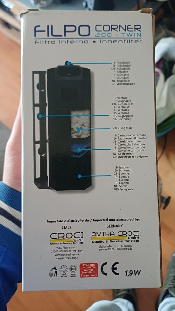 Aqarium, Dieren en Toebehoren, Ophalen of Verzenden, Filter