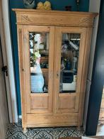 grenen vitrinekast / servieskast, Antiek en Kunst, Ophalen