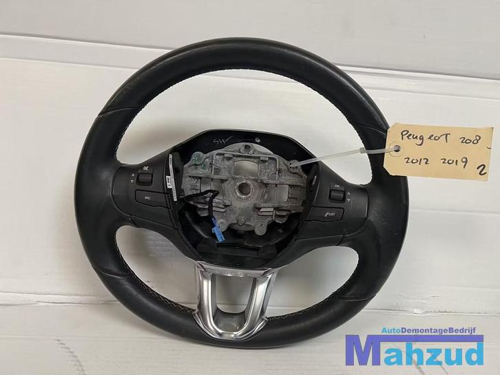 PEUGEOT 208 Stuurwiel stuur leder 2012-2019, Autos : Pièces & Accessoires, Commande, Peugeot, Utilisé