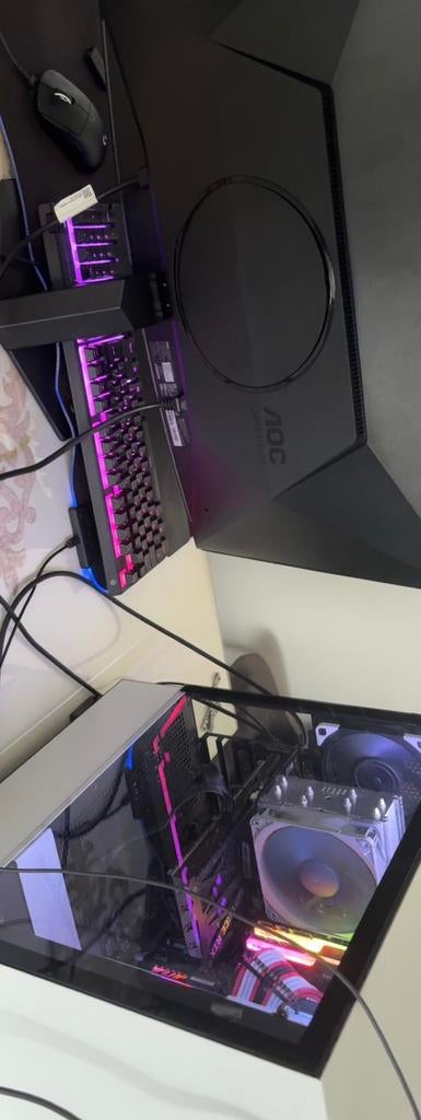 Volledige Gaming Setup, Computers en Software, Zo goed als nieuw, Gaming, SSD, 16 GB