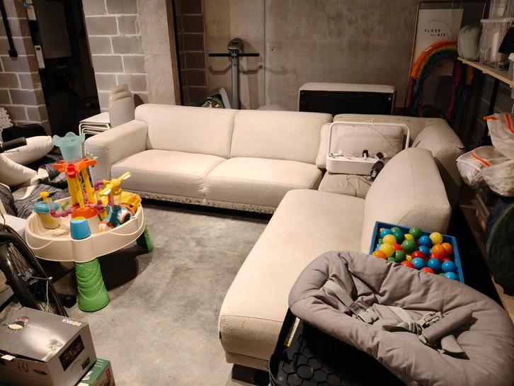 Zetel - gratis, Huis en Inrichting, Zetels | Complete zithoeken, Gebruikt, Stof, Ophalen