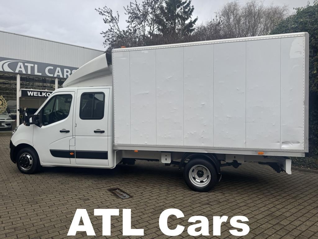 Renault Master 2.3D | DUBBEL CABINE + BAK | 133 000 KM, Voorwielaandrijving, Euro 5, Stof, Gebruikt