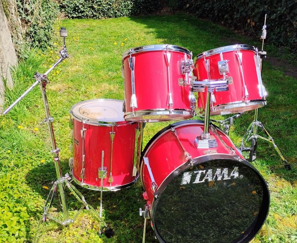 Tama artstar ES (ESPRIT) 22,12,13,16 rouge avec hardware, Enlèvement, Tama