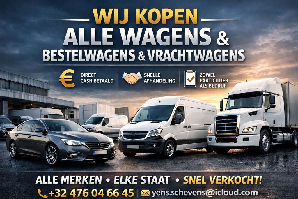 WIJ KOPEN ALLE WAGENS – SNEL BETAALD!, Particulier, Te koop
