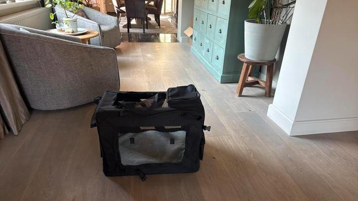 Stoffen reis bench voor honden of katten, Dieren en Toebehoren, Hondenbenches, Zo goed als nieuw, Ophalen