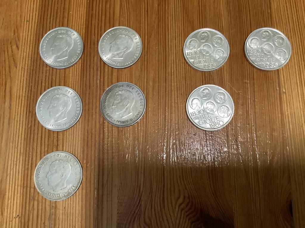 Pièces en argent., Enlèvement ou Envoi, Argent, Monnaie en vrac, Argent