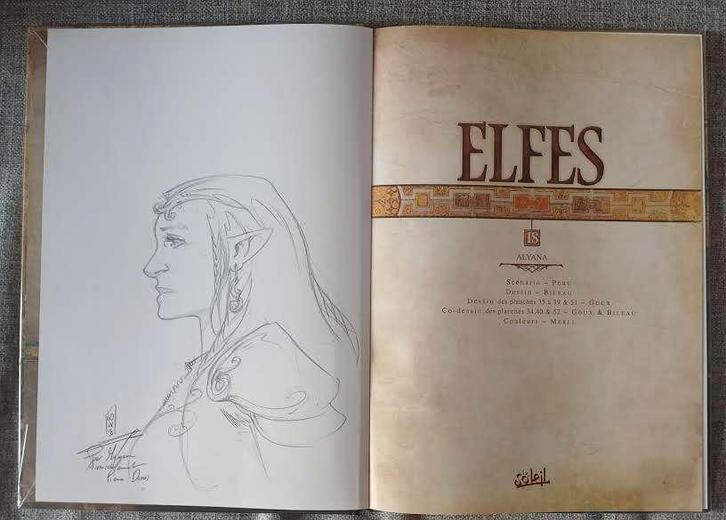 BD Elfes 18 Alyana Dédicace EO Bileau Peru, Livres, BD, Comme neuf, Une BD, Enlèvement ou Envoi