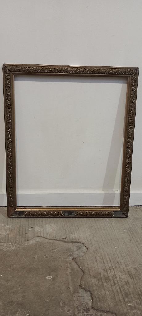 Cadre Ancien Bois Doré Style Classique – 44,5 x 54,5 cm, c49, Maison & Meubles, Accessoires pour la Maison | Cadres, Utilisé, Bois