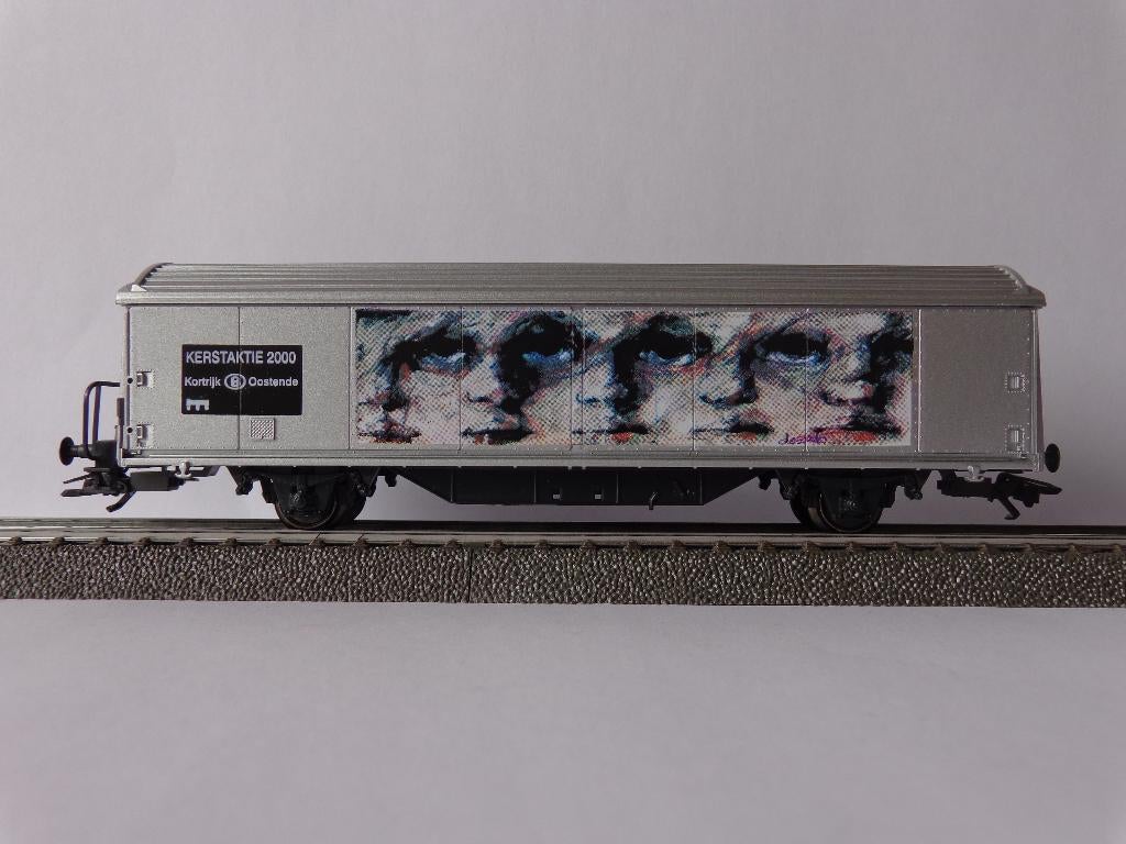 Marklin ho sncb/nmbs Wagon KERSTAKTIE 2000., Ophalen of Verzenden, Zo goed als nieuw, Wagon, Märklin