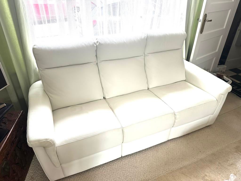 Sofa /divan 3 places chateaux d AX super etat comme neuf, Enlèvement, Comme neuf, Trois personnes, Cuir