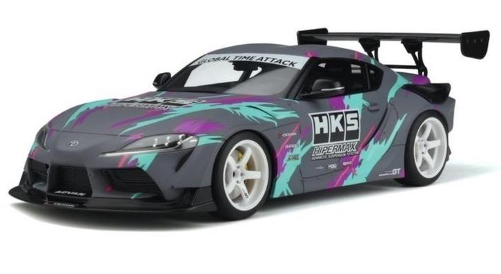 PROMO Toyota HKS GR Supra presentation, Hobby en Vrije tijd, Modelauto's | 1:18, Nieuw, Auto, Overige merken, Ophalen of Verzenden