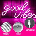 Good Vibes Neon Licht SNELLE GRATIS LEVERING, Hobby en Vrije tijd, Verzenden, Nieuw