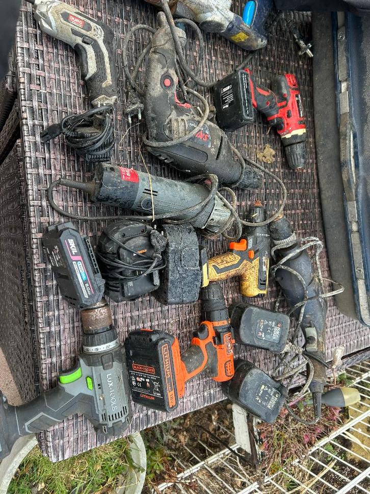 Verschillende elektrisch gereedschap allerlei, Bricolage & Construction, Outillage | Outillage à main, Utilisé, Enlèvement