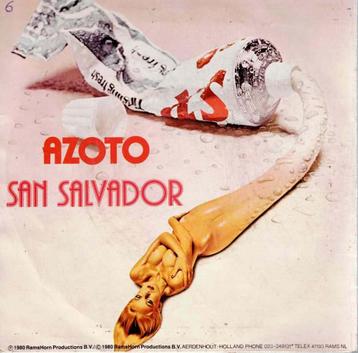 Vinyl, 7"    -    Azoto – San Salvador beschikbaar voor biedingen