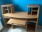 Bureau avec tiroir et 2 tablettes coulissantes. Tbe, Maison & Meubles, Armoires | Meubles ordinateur, Enlèvement, Comme neuf