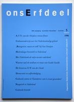 ONS ERFDEEL 1996-5 Van Ostaijen Gezelle Van der Heijden, Boeken, Tijdschriften en Kranten, Ophalen of Verzenden, Zo goed als nieuw