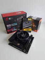 AMD Ryzen 5 5600, Asus B550-I, 32 GB DDR4-3600, 12-core, Zo goed als nieuw, AMD Ryzen 5, Ophalen of Verzenden