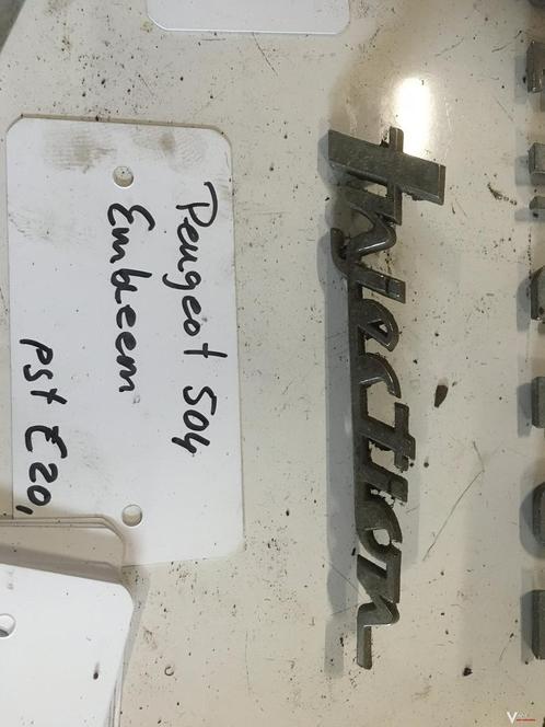Peugeot 504 diverse embleems, Auto-onderdelen, Carrosserie, Gebruikt, Ophalen of Verzenden