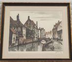 gravure signe roger hebbelinck, Antiek en Kunst, Kunst | Etsen en Gravures, Ophalen of Verzenden