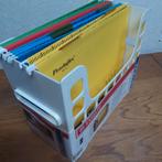 Hangmappen opbergbox ' Esselte ' + 8 mappen, Ophalen of Verzenden, Zo goed als nieuw