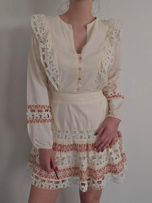 Prachtig kleedje van Nikkie, nieuw. Maat 38, Kleding | Dames, Jurken, Nieuw, Maat 38/40 (M), Wit, Boven de knie, Ophalen of Verzenden