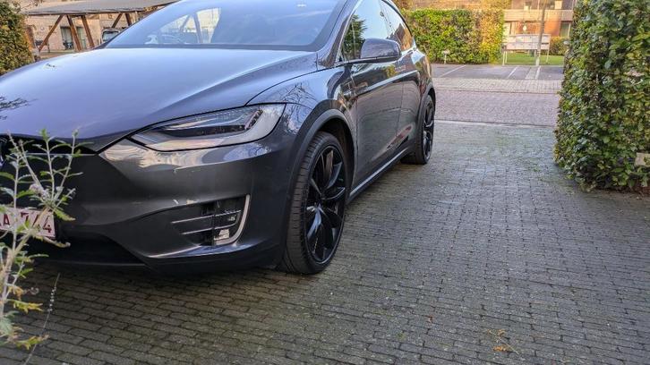 Tesla Model X 100D long range Dual motor 572pk, Auto's, Tesla, Particulier, Model X, 360° camera, 4x4, ABS, Achteruitrijcamera