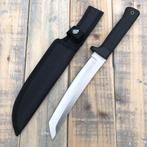 Strak tanto mes (32,5 cm) met zwart rubber handvat, Verzamelen, Militaria | Algemeen, Verzenden, Overige soorten, Mes of Dolk