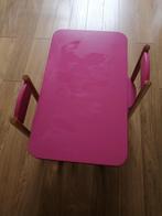Kindertafeltje met 2 stoeltjes, Kinderen en Baby's, Kinderkamer | Tafels en Stoelen, Ophalen, Gebruikt, Tafel(s) en Stoel(en)
