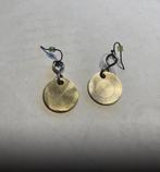 Ronde Hangers oorbellen goudkleurig, Overige materialen, Ophalen of Verzenden, Goud, Hangers