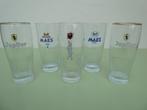 Bierglazen M en J, Ophalen of Verzenden, Gebruikt, Bierglas