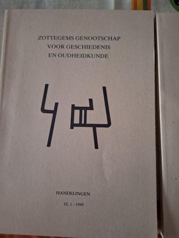 2 boeken Zottegems Genootschap Geschiedenis beschikbaar voor biedingen