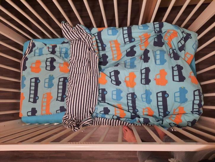 Laken & matrasbeschermers kinderbed (60x120) jongen + meisje, Kinderen en Baby's, Kinderkamer | Beddengoed, Blauw, Jongetje of Meisje