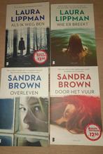 4 thrillers, Sandra Brown / Laura Lippman, Laura Lippman, Amerika, Ophalen of Verzenden, Zo goed als nieuw