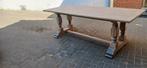 Oude eiken kloostertafel 90 x 220 ( dringend weg ), Ophalen, Zo goed als nieuw