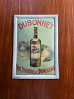 Antiek blikken DUBONNET reclamebord, Ophalen of Verzenden, Gebruikt, Reclamebord