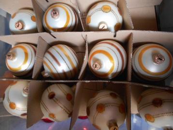 Belles boules de Noël en verre/11 pièces, Divers, Noël, Enlèvement ou Envoi, Comme neuf