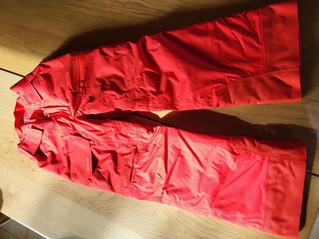 Wedze rode skibroek 8jaar, Ophalen, Zo goed als nieuw