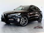 Alfa Romeo Stelvio 2.2 JTD SPRINT*1ERPRO*GPS*CUIR*LED*CAMERA, Auto's, Alfa Romeo, Gebruikt, 4 cilinders, Zwart, Leder