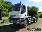 Container vrachtwagen + container 11 m³ Iveco Trakker 380, Iveco, Overige brandstoffen, Bedrijf, Te koop