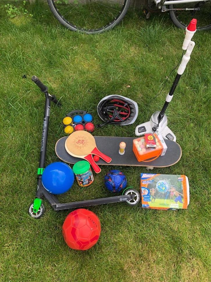 Buitenspeelgoed: Speelstraat pretpakket 1 (12 stuks), Kinderen en Baby's, Speelgoed | Buiten | Actiespeelgoed, Gebruikt, Ophalen of Verzenden