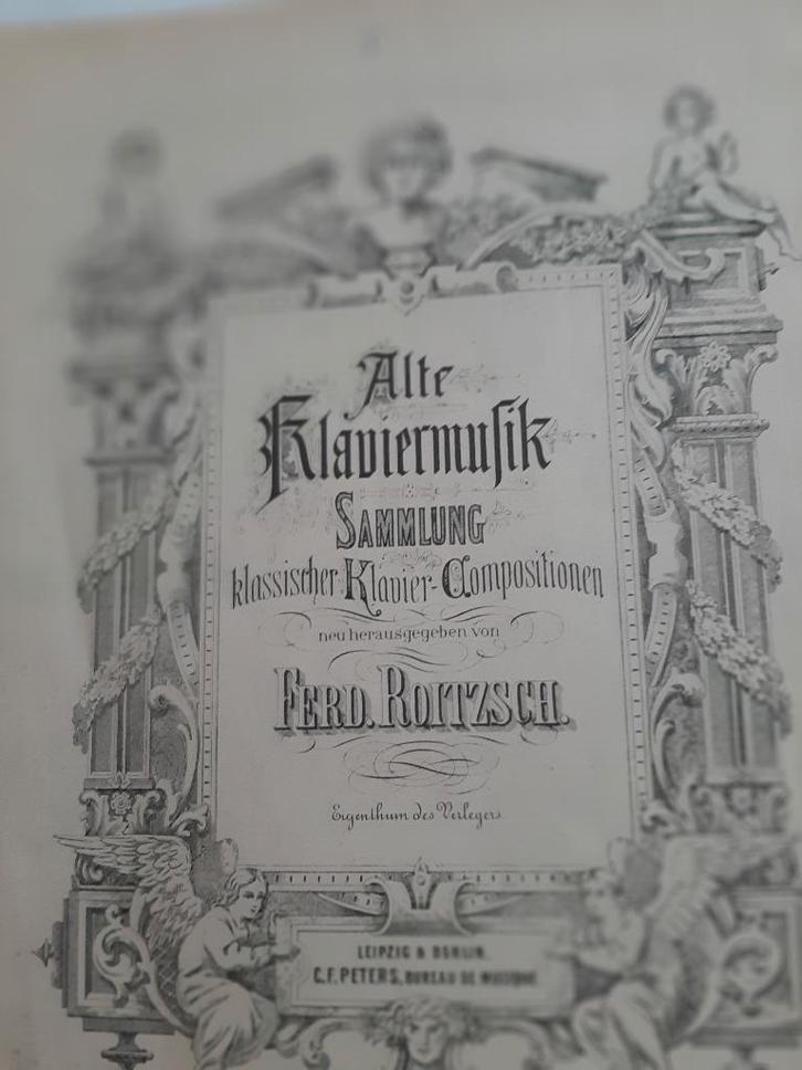 anciennes partitions pour piano, Musique & Instruments, Partitions, Utilisé, Piano, Enlèvement