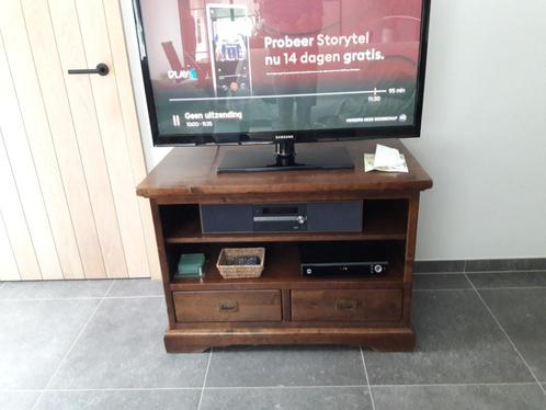 Stijlvolle tv-kast in hout, Huis en Inrichting, Kasten |Televisiemeubels, Gebruikt, Ophalen