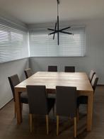 Tafel van massief eikenhout, Huis en Inrichting, Ophalen, Zo goed als nieuw