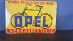 Plaque émaillée Opel vélo Fitz Fahrrad 50 x 33 cm, Antiek en Kunst, Ophalen